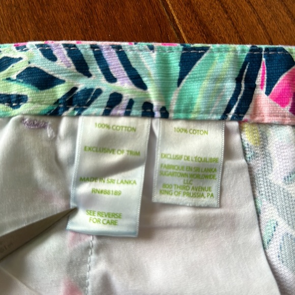 Lilly Pulitzer Scalloped Short Size 00 - Picture 5 of 7